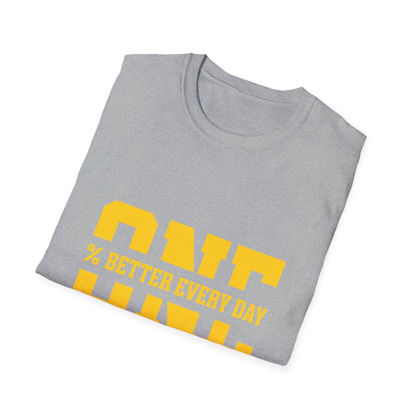 1% Better Every Day Tee (front design) – Discipline Club Shirt