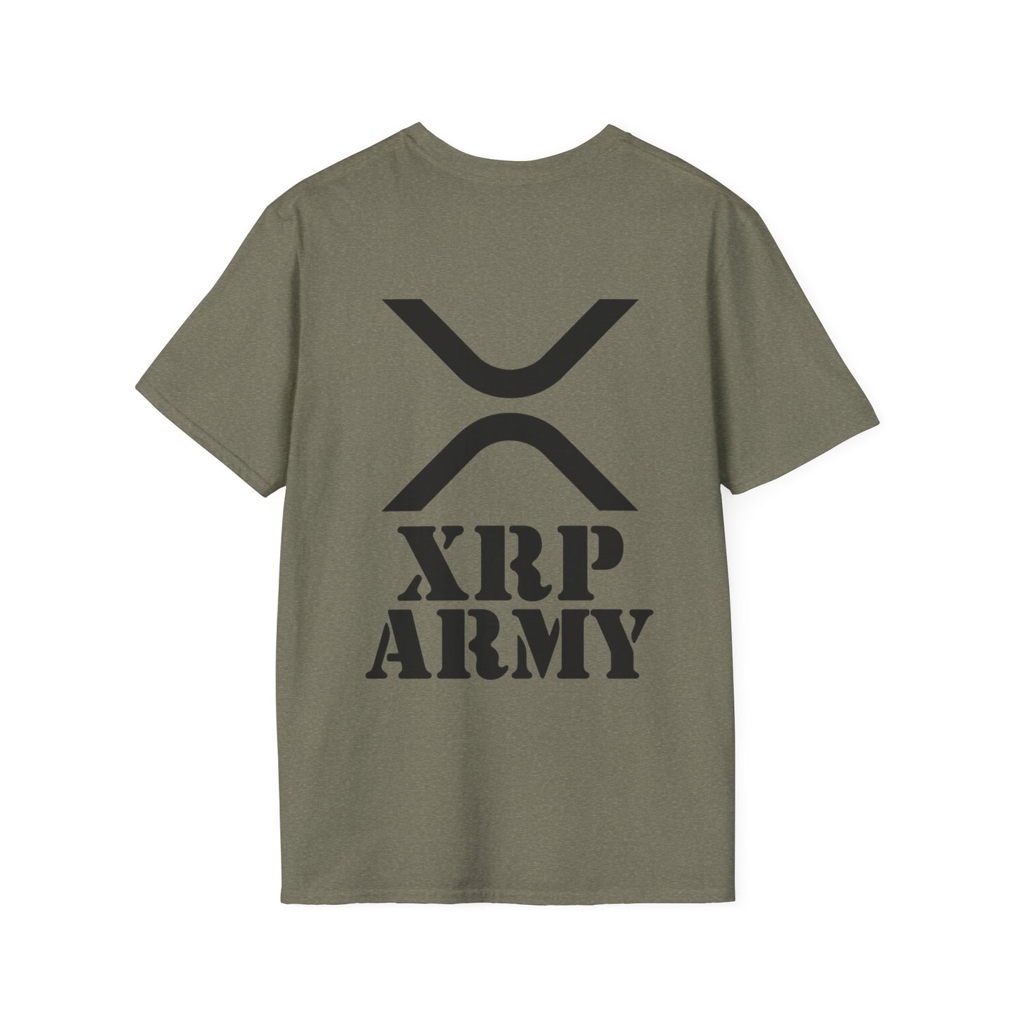 XRP Army Tee (front logo + back design) – Crypto Vault Shirt