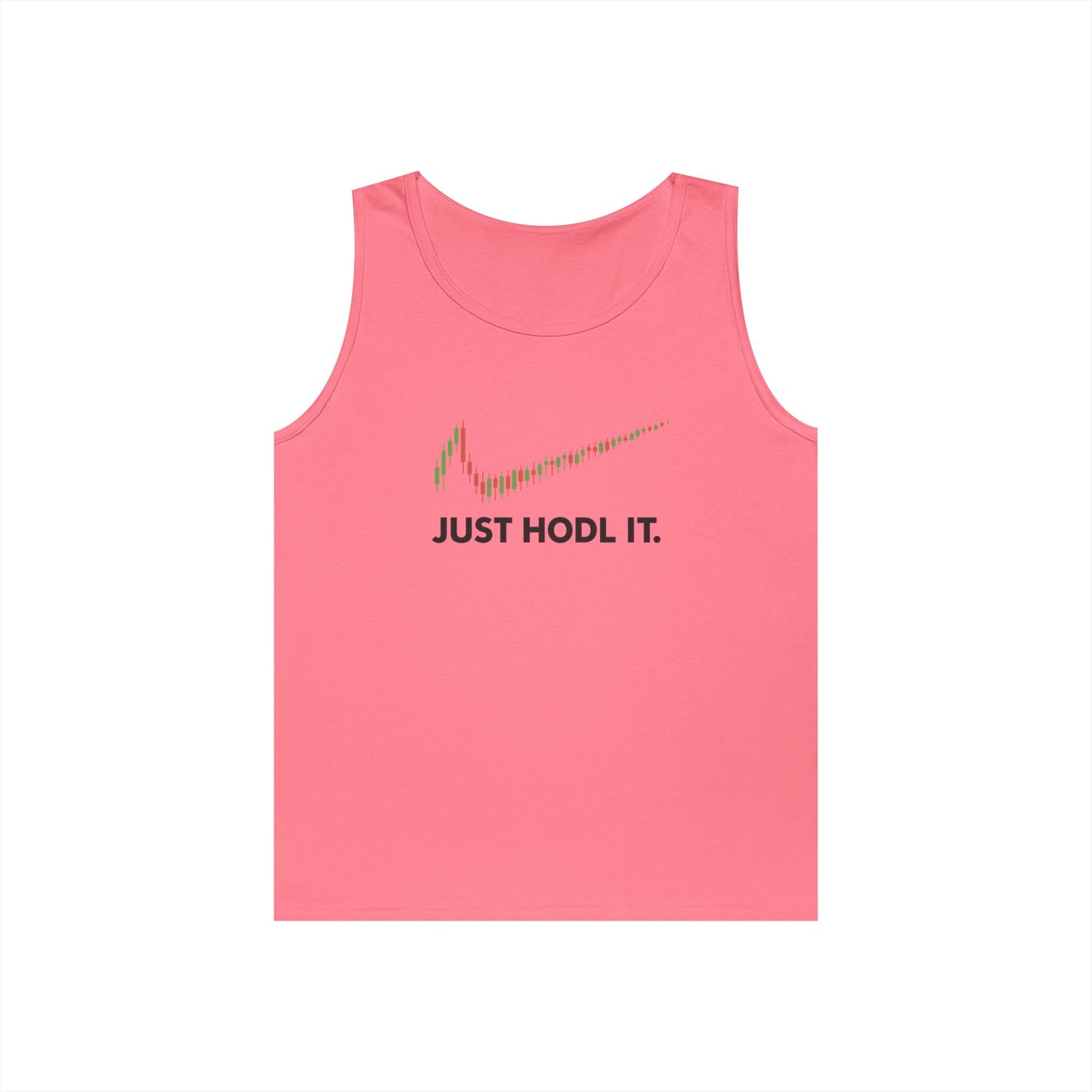 Just HODL It Tank Top (front design) – Crypto Vault Shirt