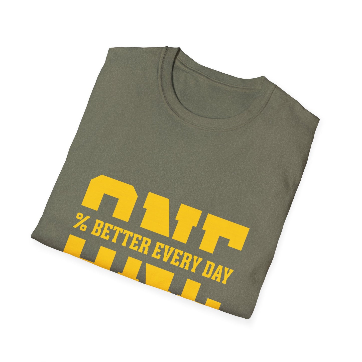 1% Better Every Day Tee (front design) – Discipline Club Shirt
