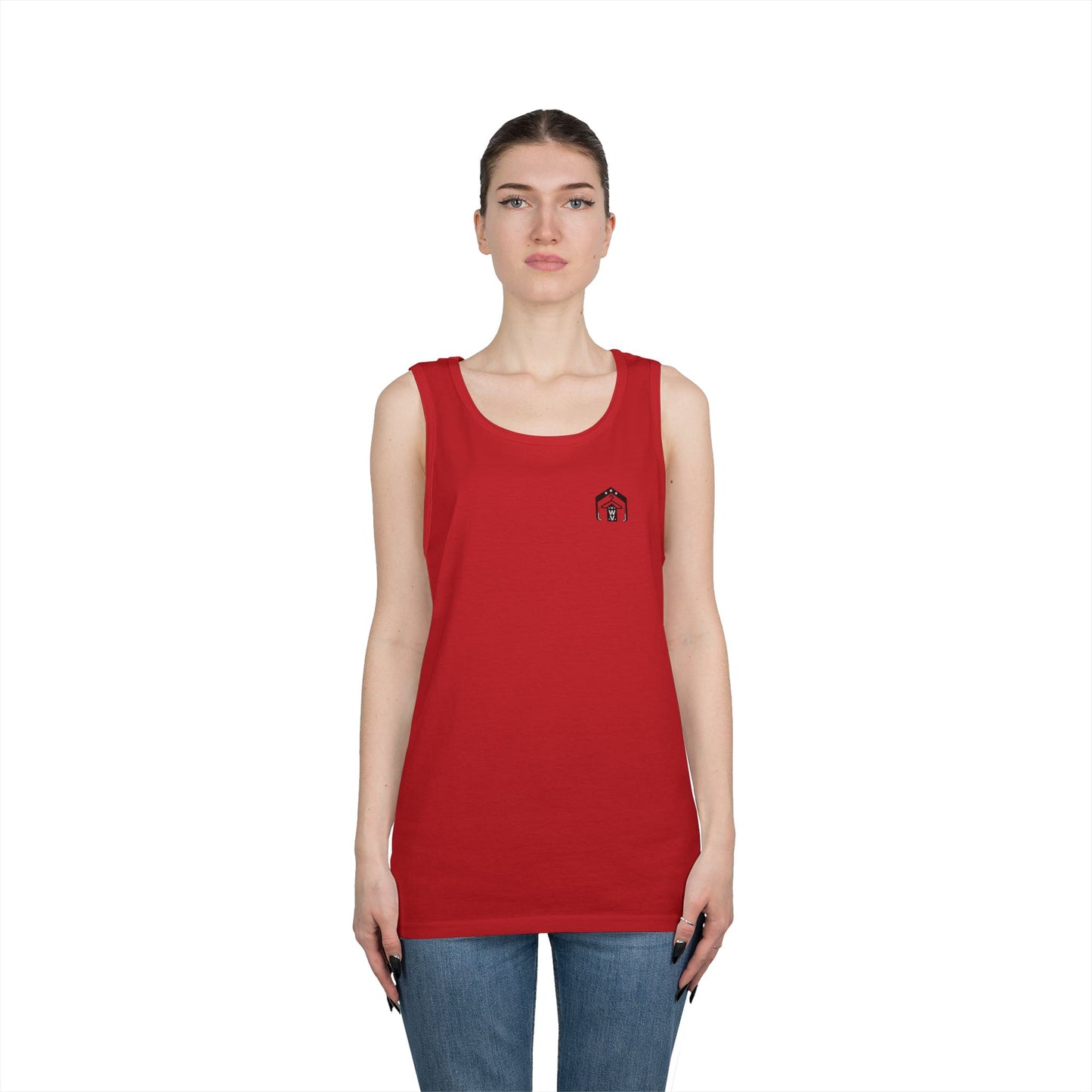 American Flag Tank Top (front logo + back design) – American Pride Shirt