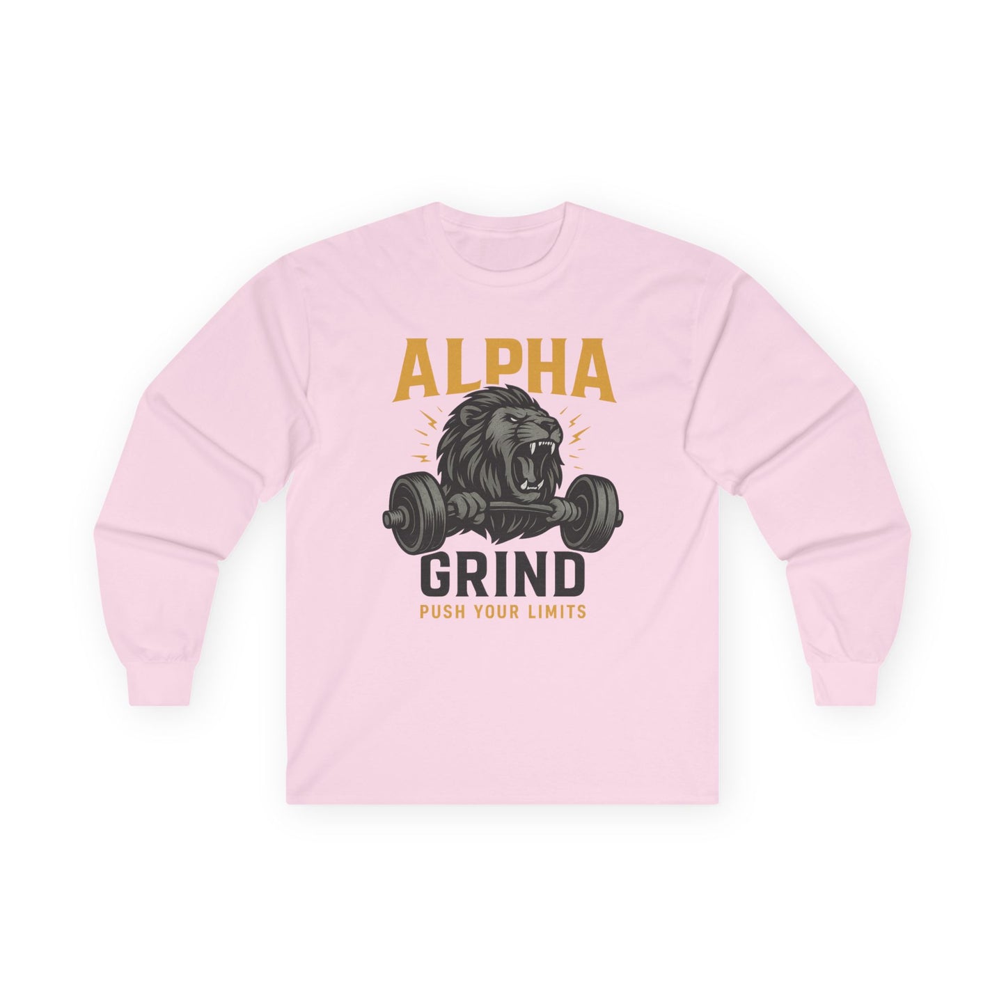 Push Your Limits Long Sleeve (front design) – Gym Apparel