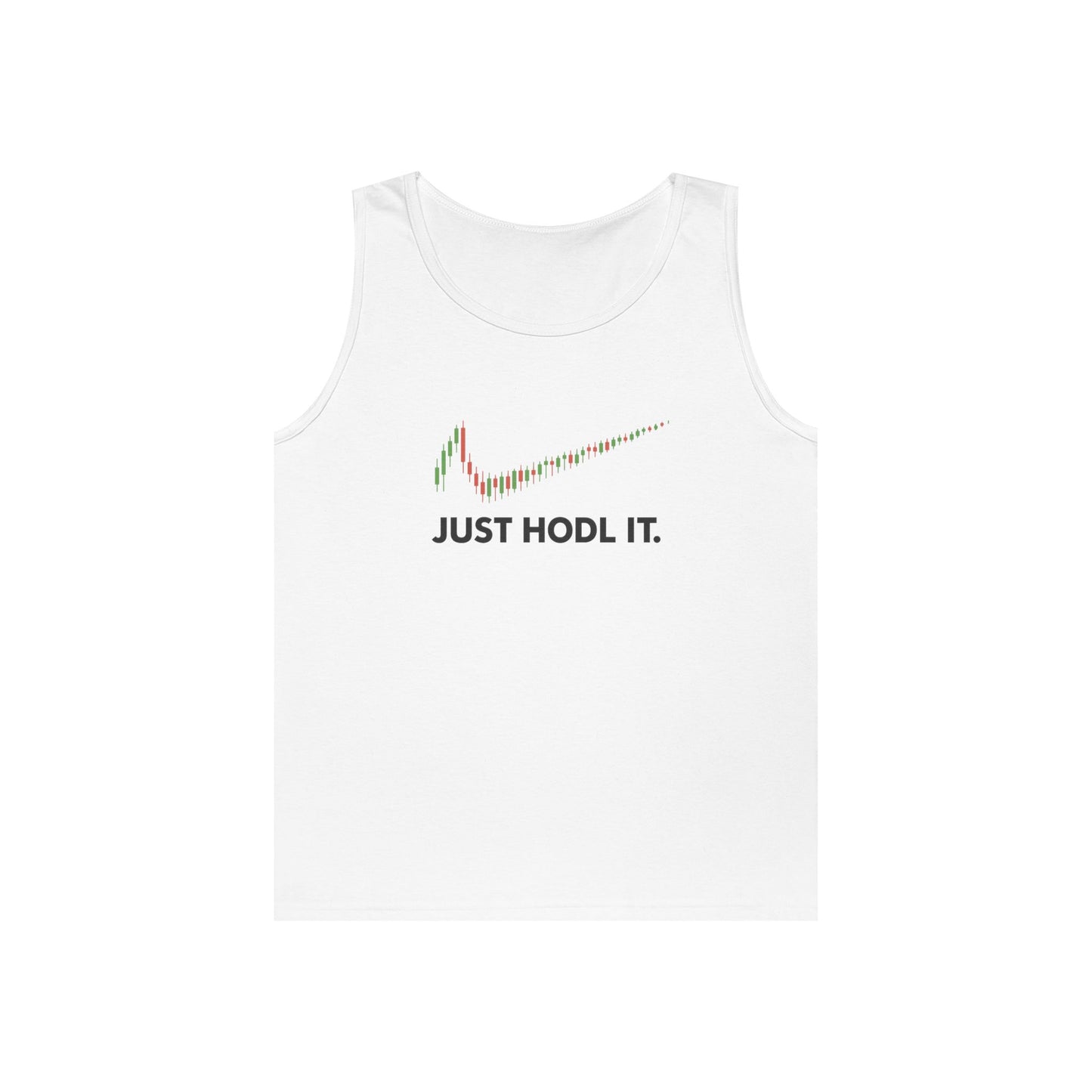 Just HODL It Tank Top (front design) – Crypto Vault Shirt