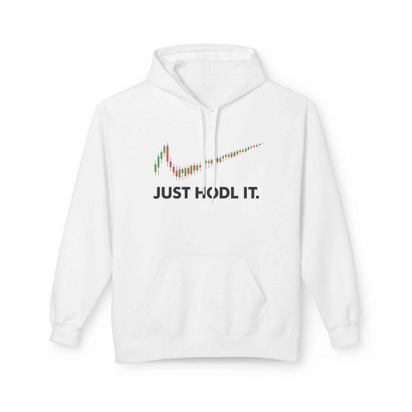 Just HODL It Hoodie (front design) – Crypto Vault Pullover