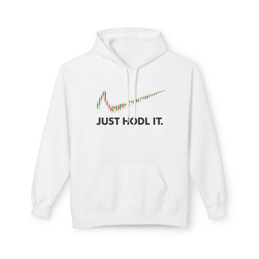 Just HODL It Hoodie (front design) – Crypto Vault Pullover