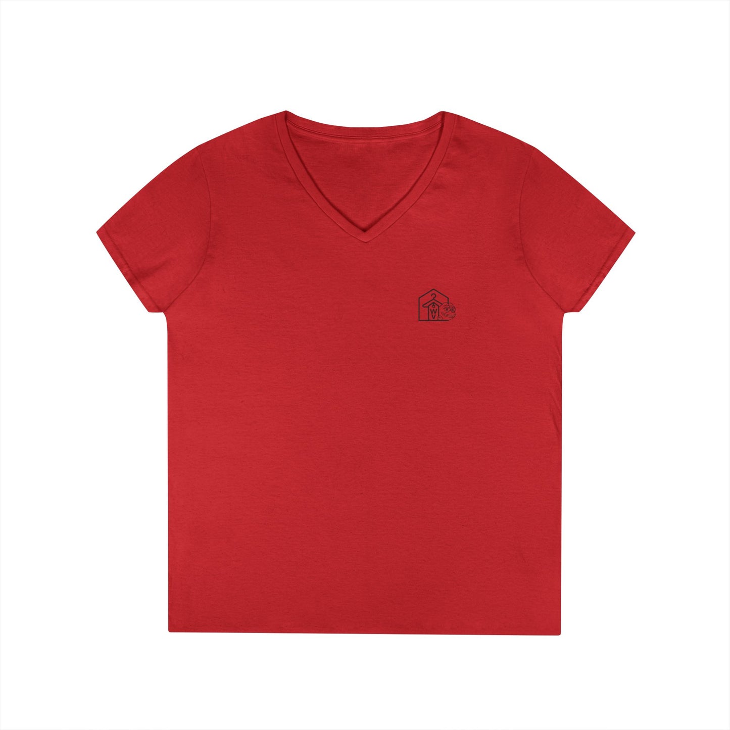 Huge Cocktail V-Neck Tee (front logo + back design) – Meme Apparel