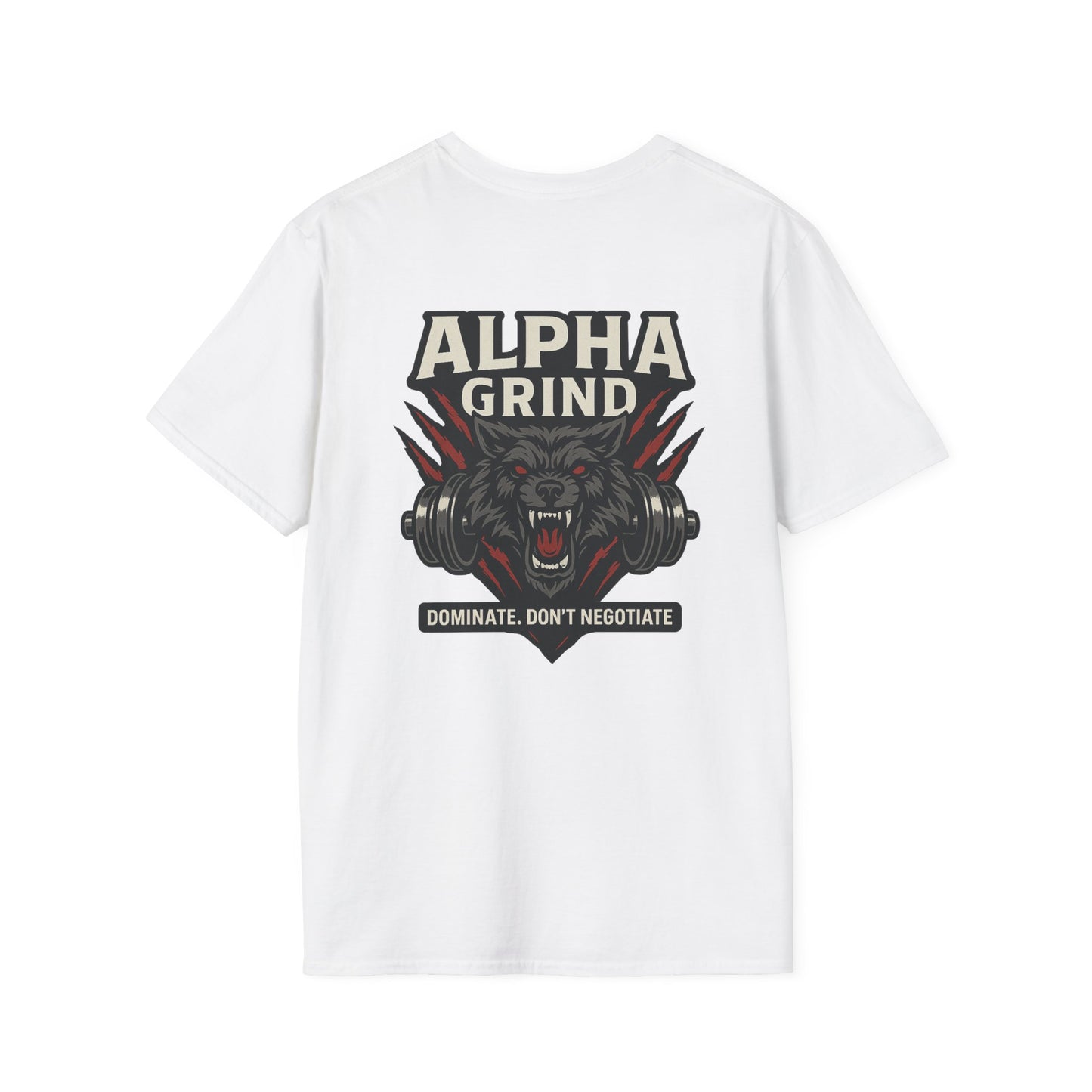 Dominate T-Shirt (front logo + back design) – Gym Apparel