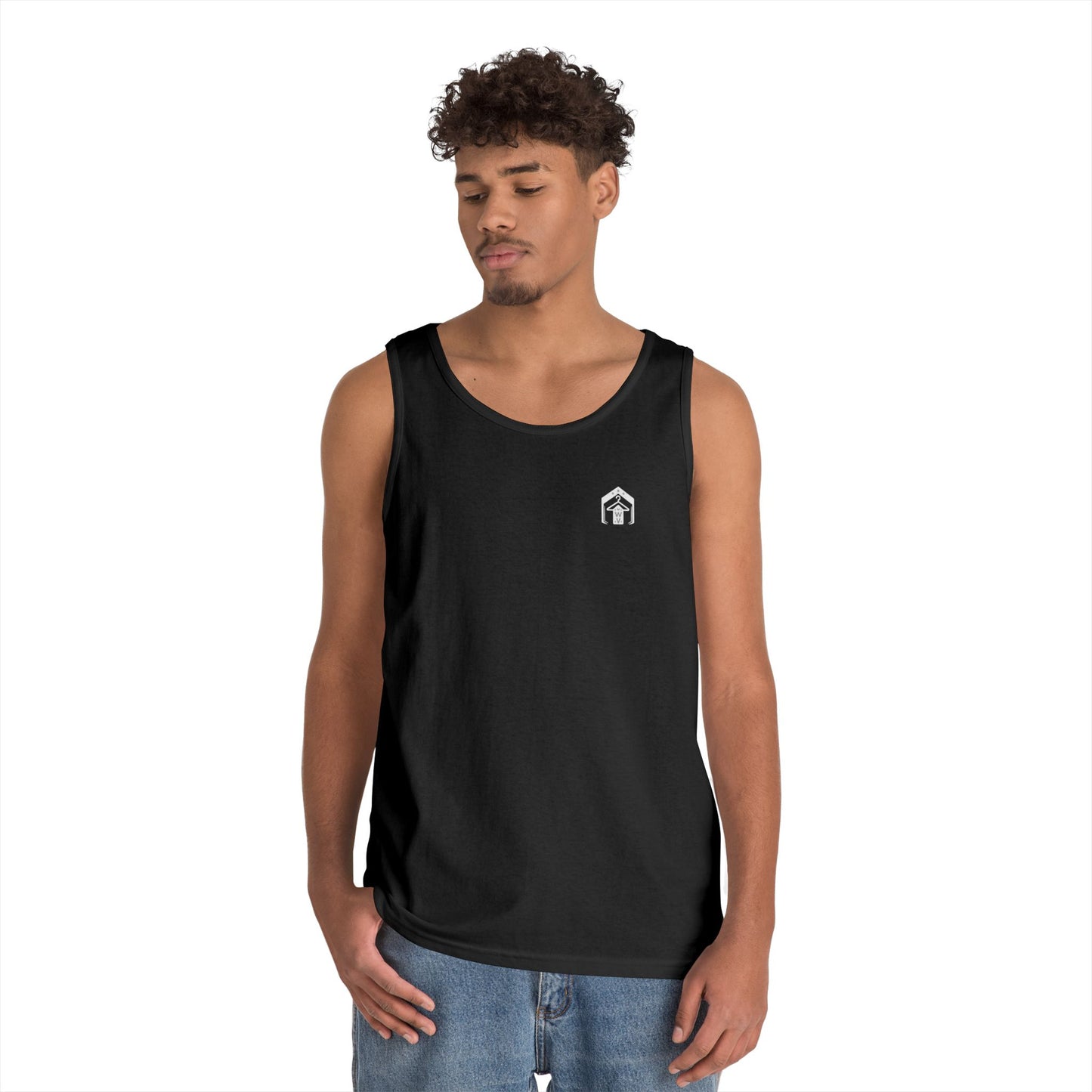 American Flag Tank Top (front logo + back design) – American Pride Shirt