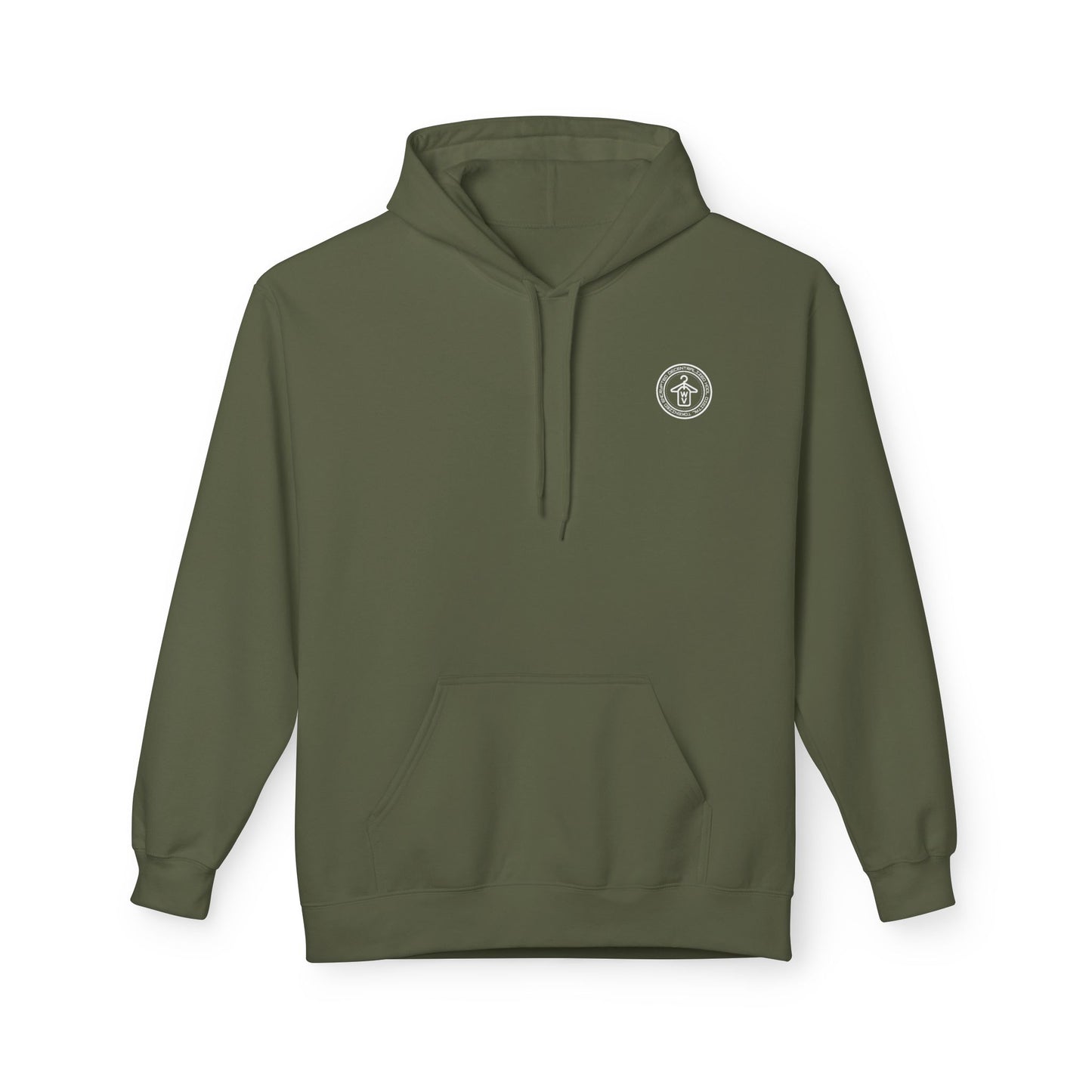 Wearhouse Vibes Crypto Vault Midweight Softstyle Fleece Hoodie (front logo) – Investor Apparel