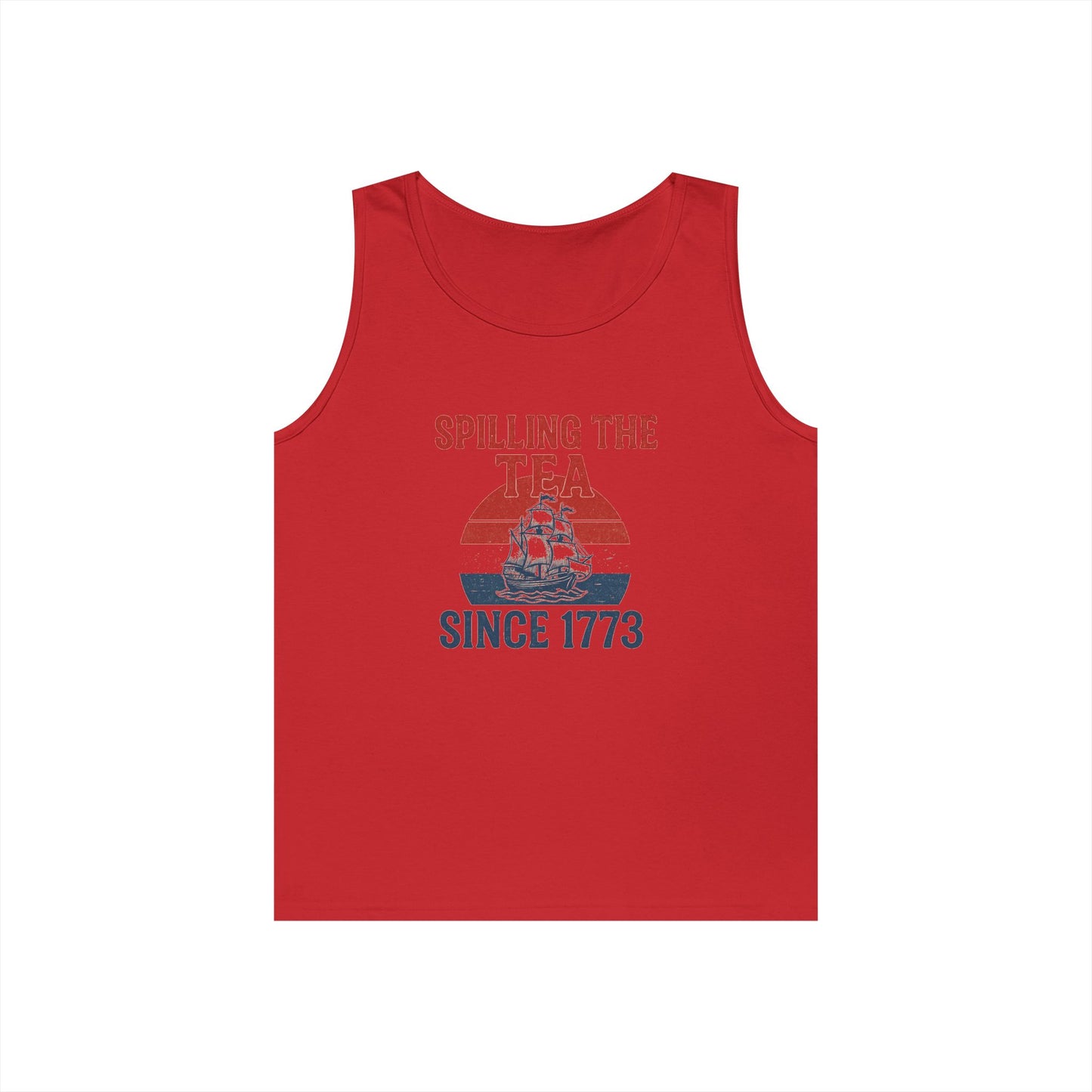 Spillin’ the Tea Since 1773 Tank Top (front design) – American Pride Shirt