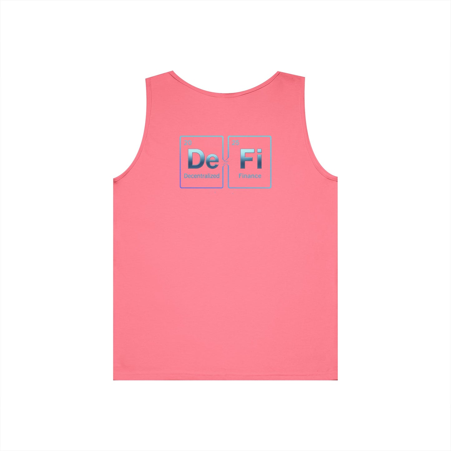 Decentralized Finance Tank Top (front logo + back design) – Crypto Vault Shirt