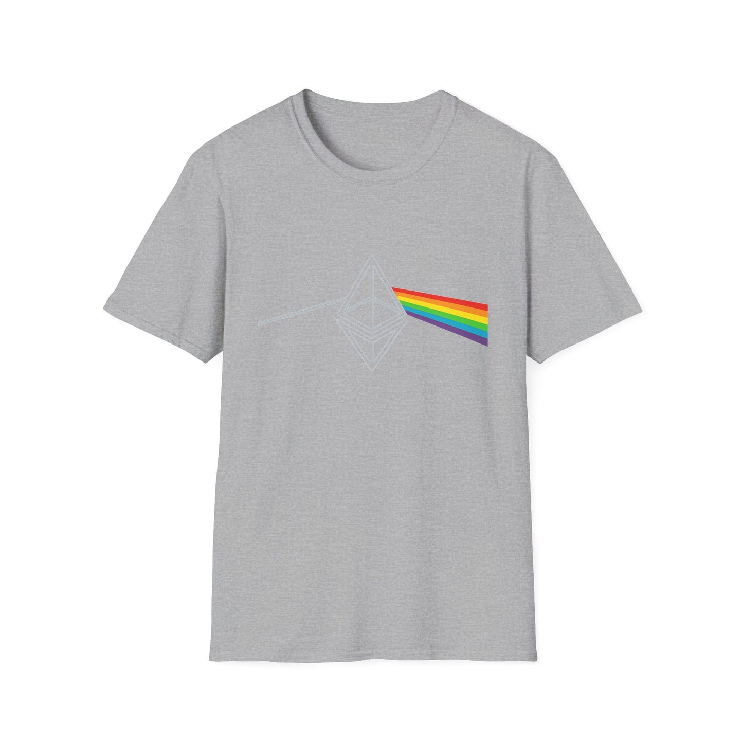 Ethereum Dark Side of the Moon Tee (front design) – Crypto Vault Shirt