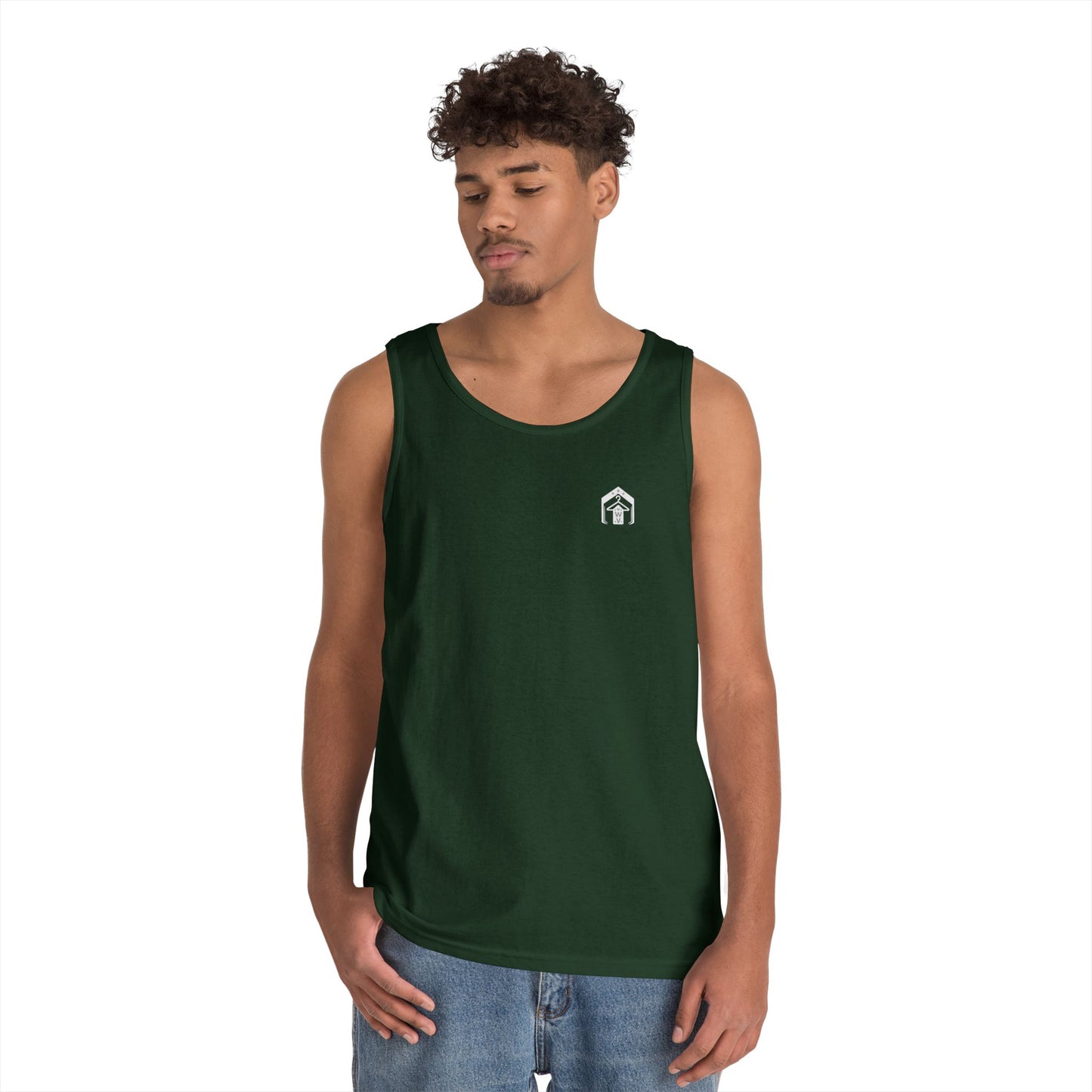 American Flag Tank Top (front logo + back design) – American Pride Shirt