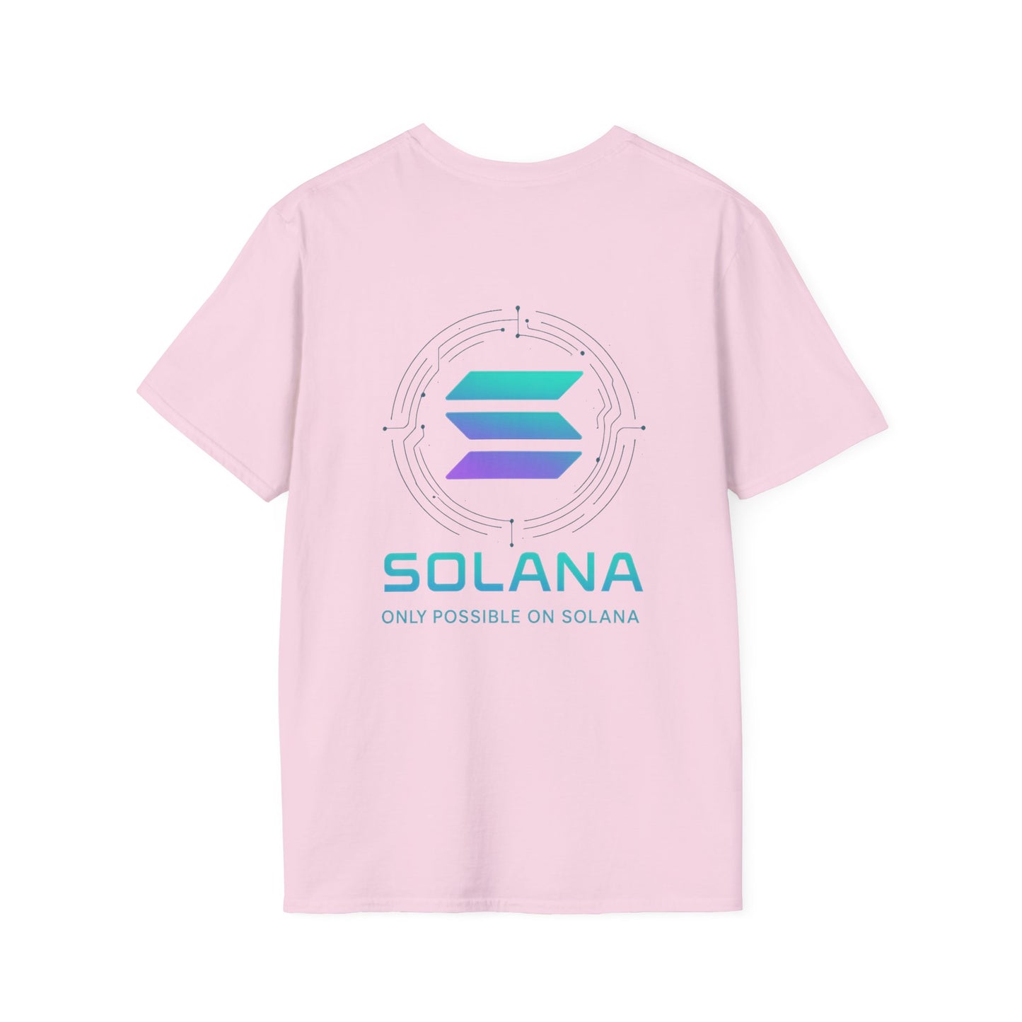 Only Possible on Solana Tee (front logo + back design) – Crypto Vault Shirt