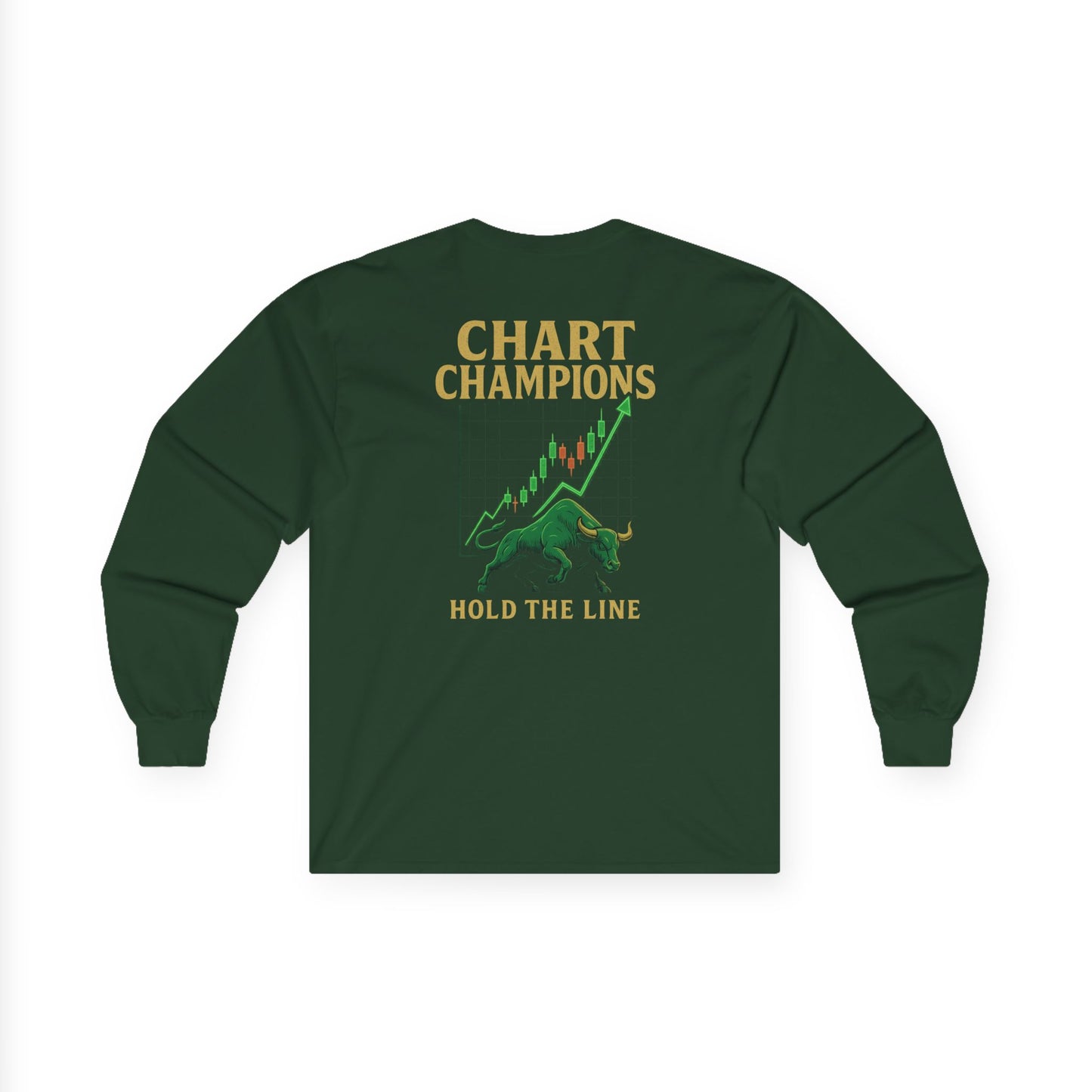 Chart Champions Long Sleeve (front logo + back design) – Investor Apparel