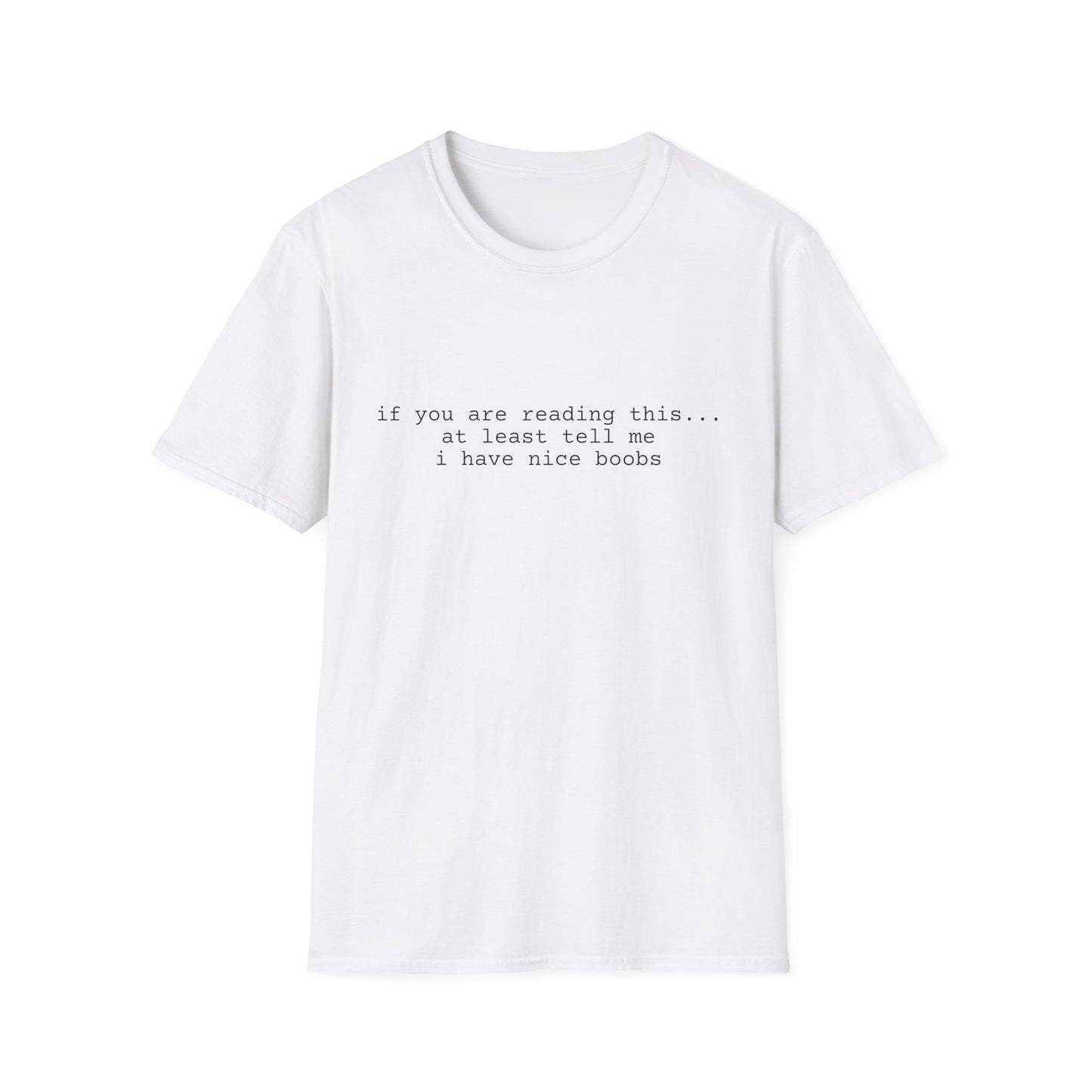 Nice boobs T-Shirt (front design) - Meme Apparel