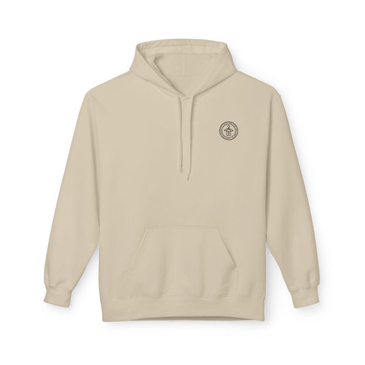 Wearhouse Vibes Crypto Vault Midweight Softstyle Fleece Hoodie (front logo) – Investor Apparel