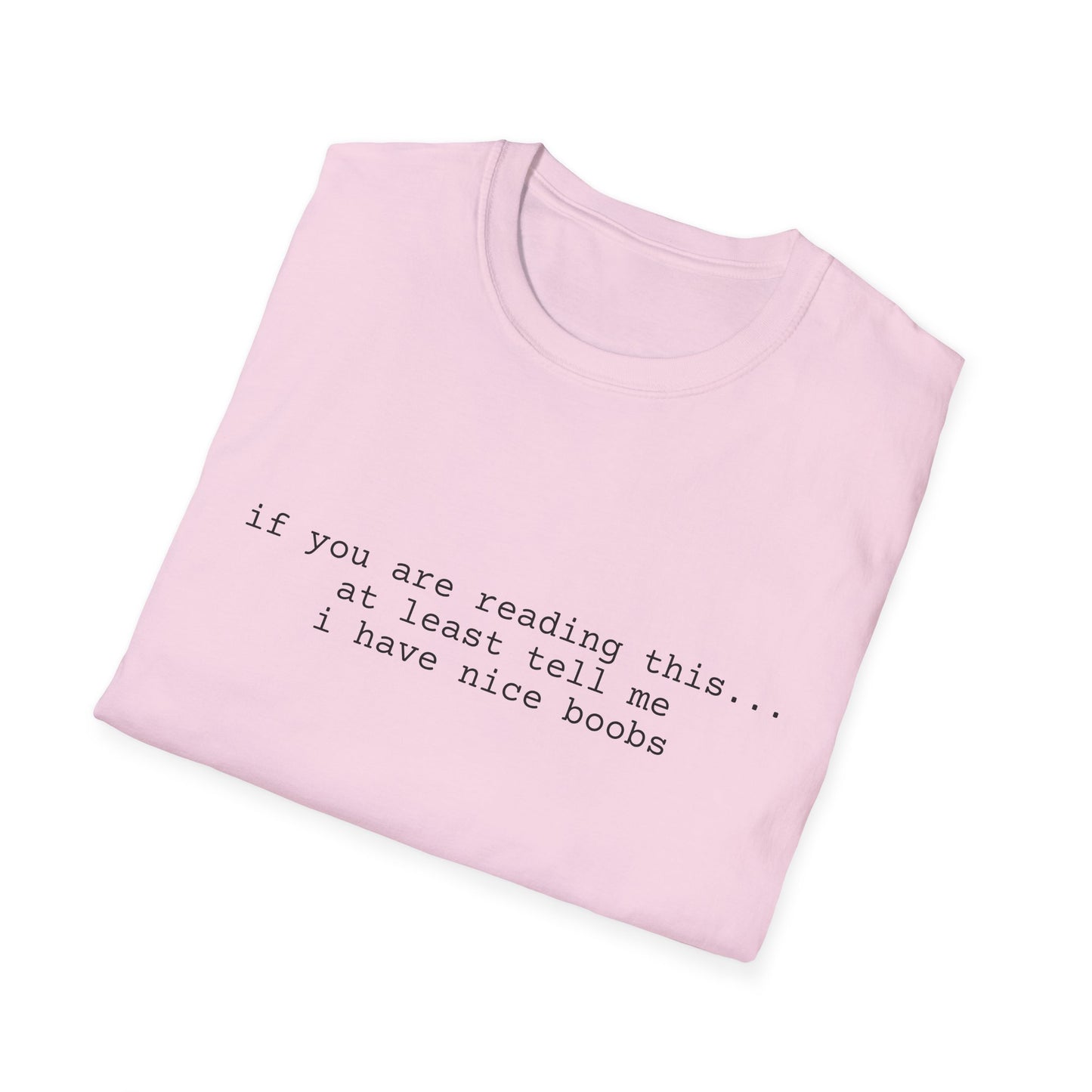 Nice boobs T-Shirt (front design) - Meme Apparel