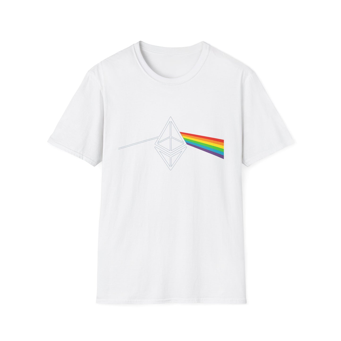 Ethereum Dark Side of the Moon Tee (front design) – Crypto Vault Shirt