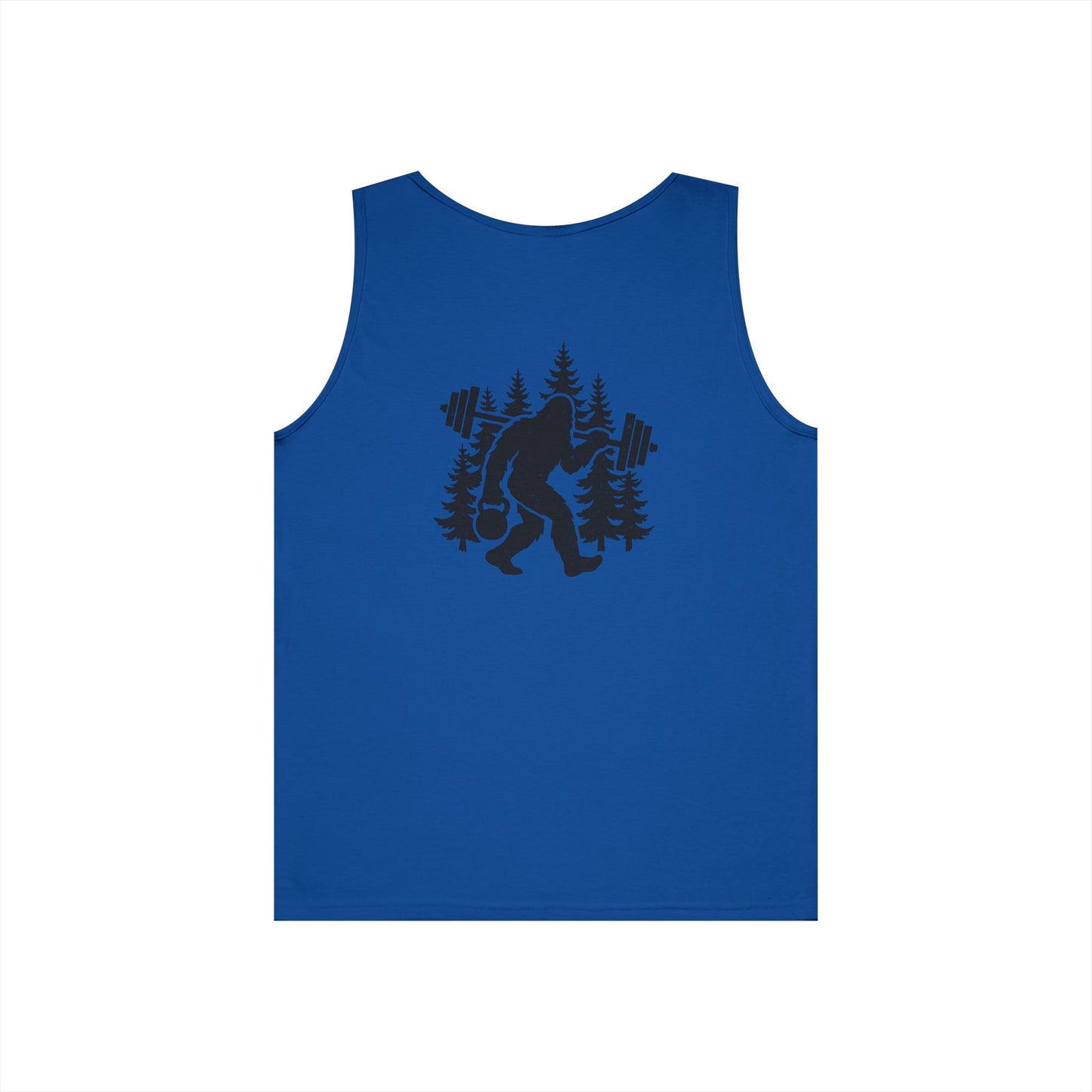 Bigfoot Gains Tank Top (front logo + back design) – Discipline Club Shirt