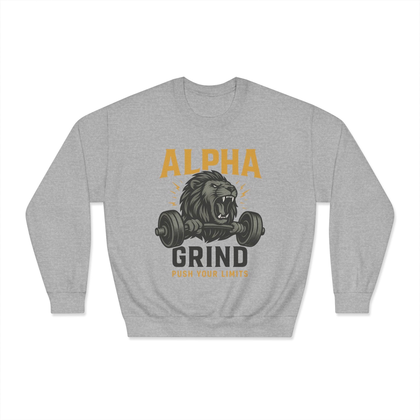 Push Your Limits DryBlend Crewneck Sweatshirt (front design) – Gym Apparel