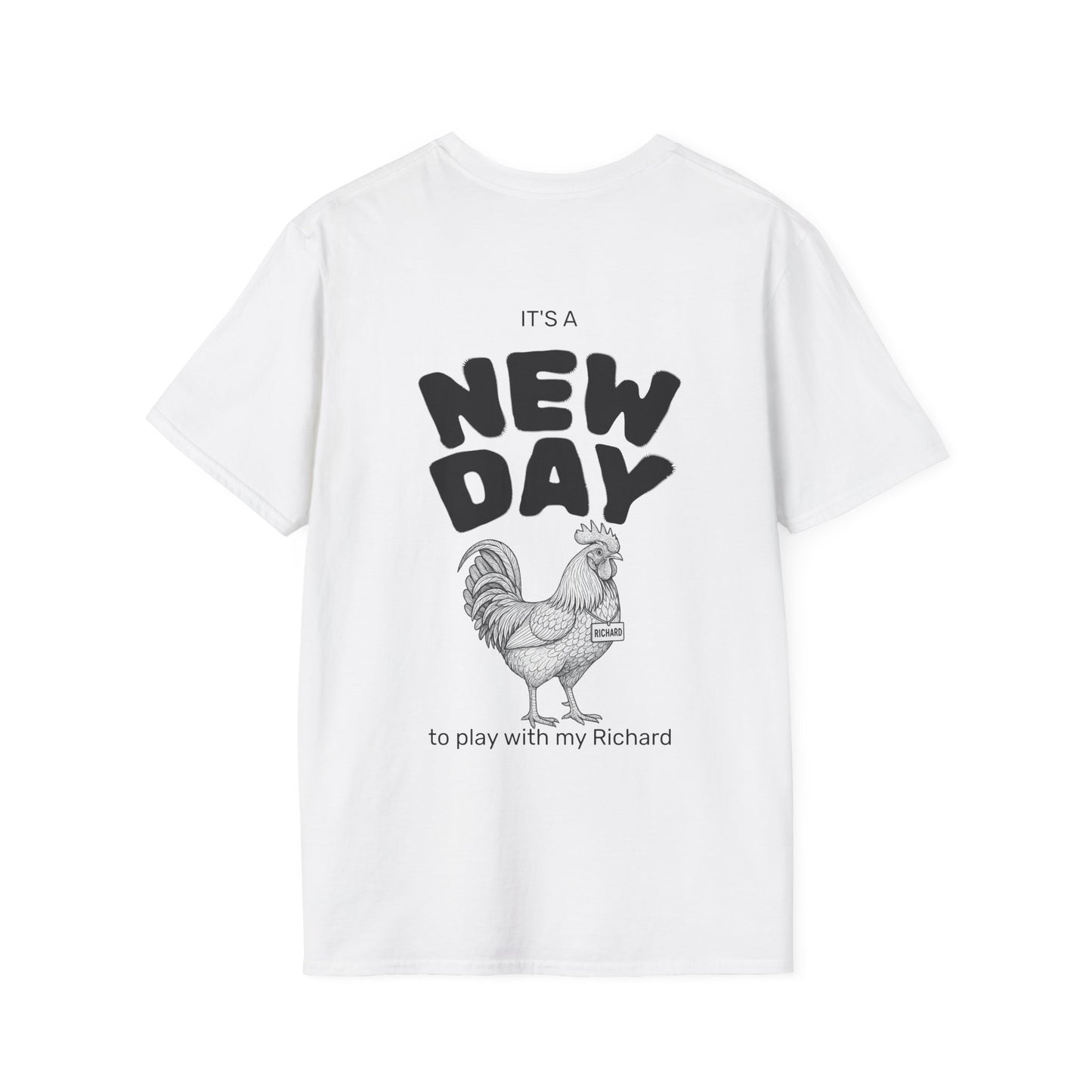 Richard T-Shirt (front logo and back design) - Meme Apparel
