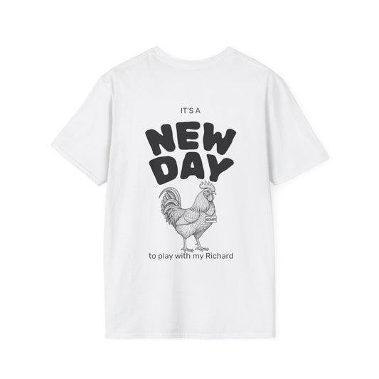 Richard T-Shirt (front logo and back design) - Meme Apparel