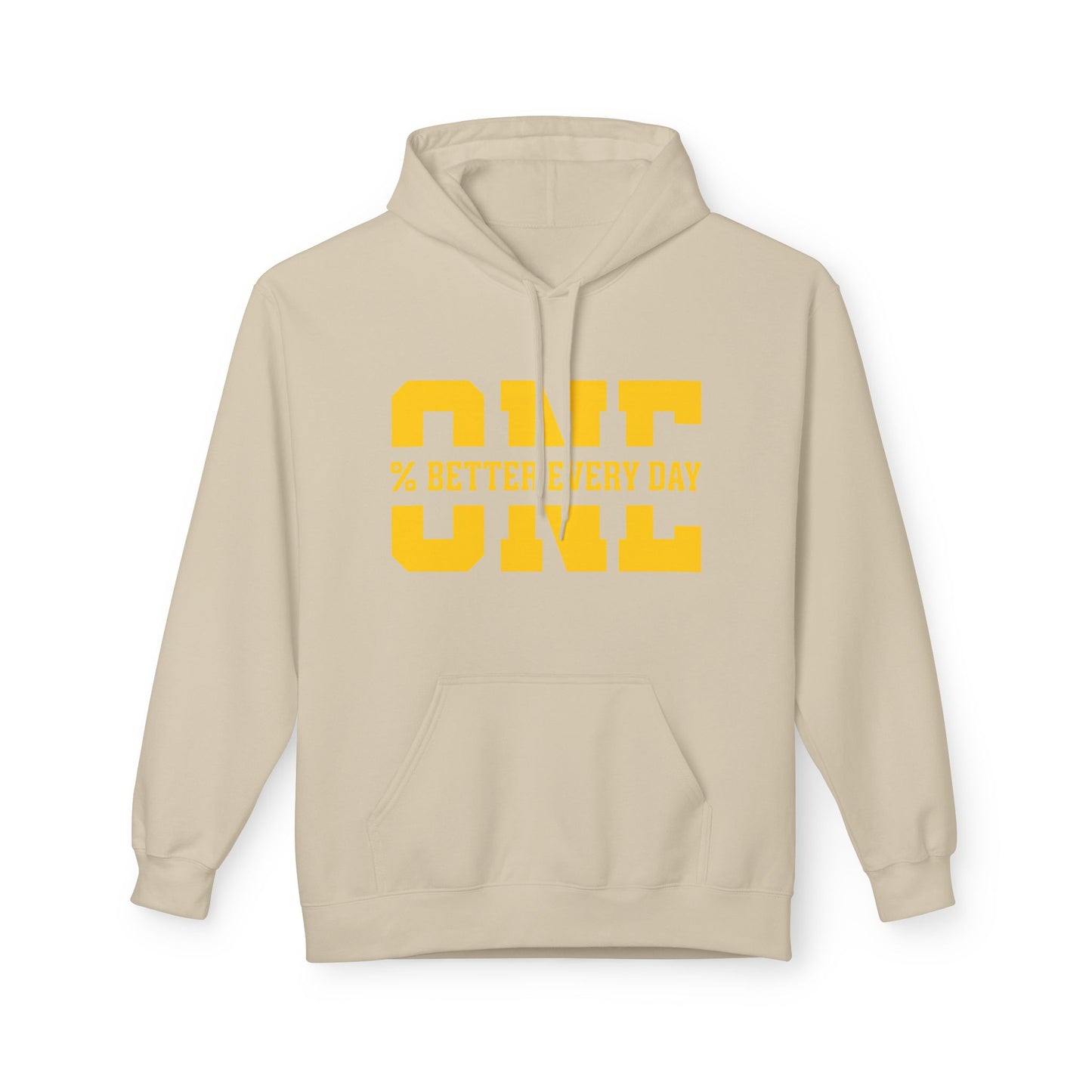 1% Better Every Day Hoodie (front design) – Discipline Club Pullover