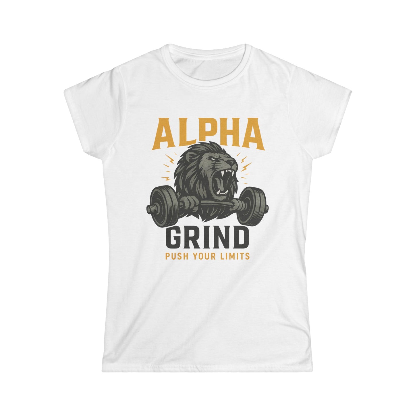 Push Your Limits Women’s Tee (front design) – Gym Apparel