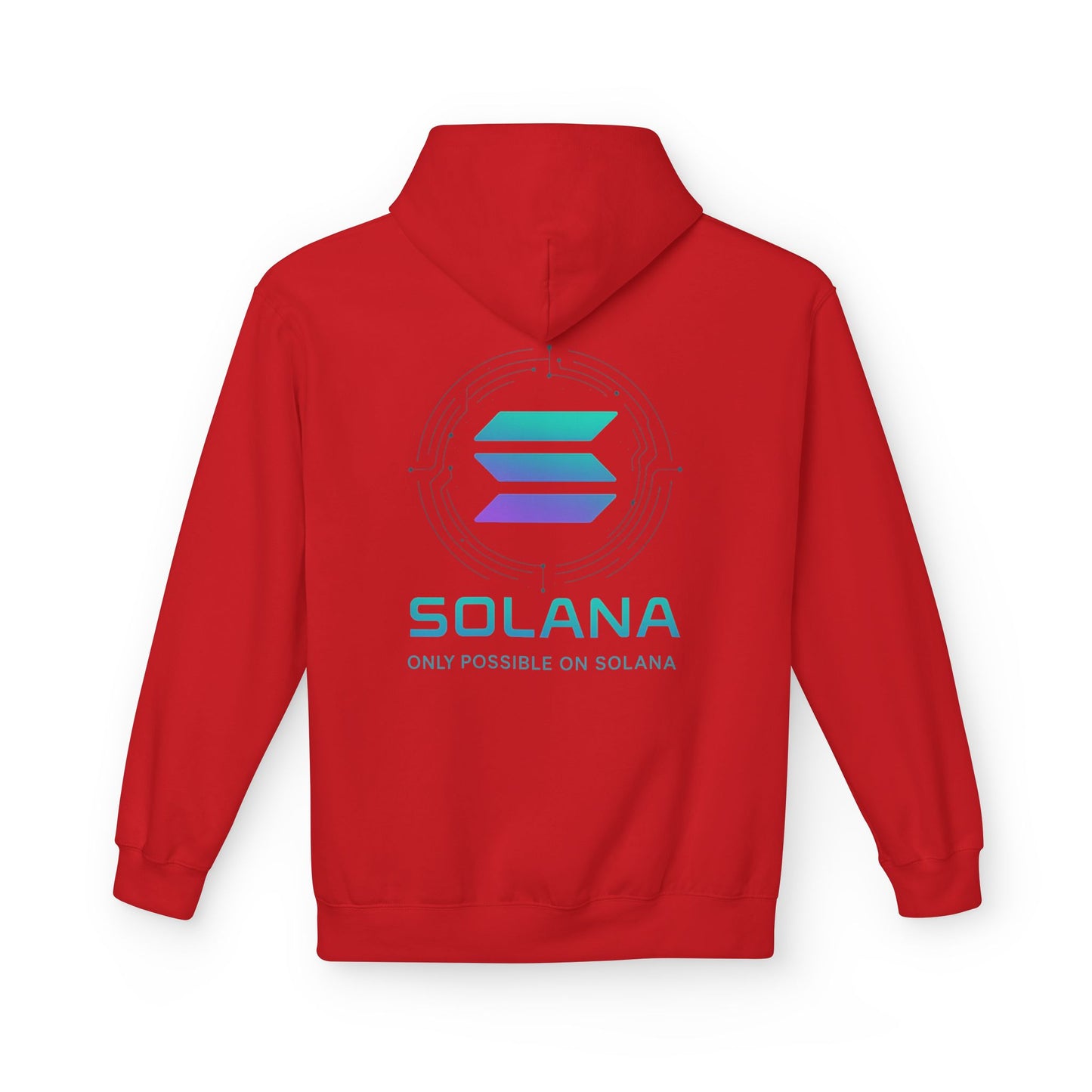 Only Possible on Solana Hoodie (front logo + back design) – Crypto Vault Pullover