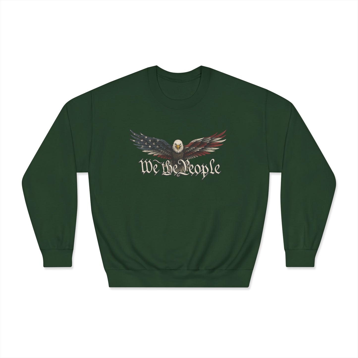 We the People Crewneck Sweatshirt (front design) – American Pride Pullover