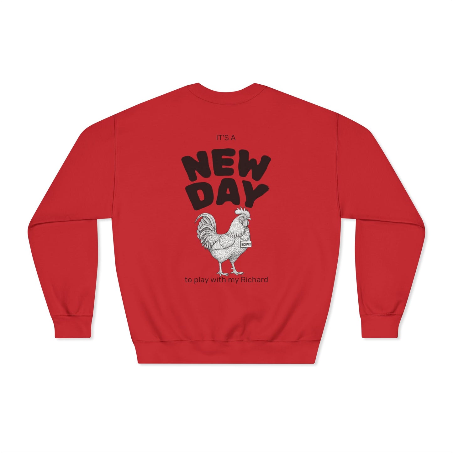 Richard Dryblend Crewneck Sweatshirt (front logo + back design) - Meme Apparel