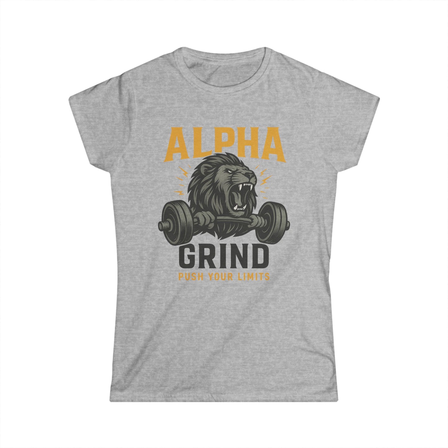 Push Your Limits Women’s Tee (front design) – Gym Apparel