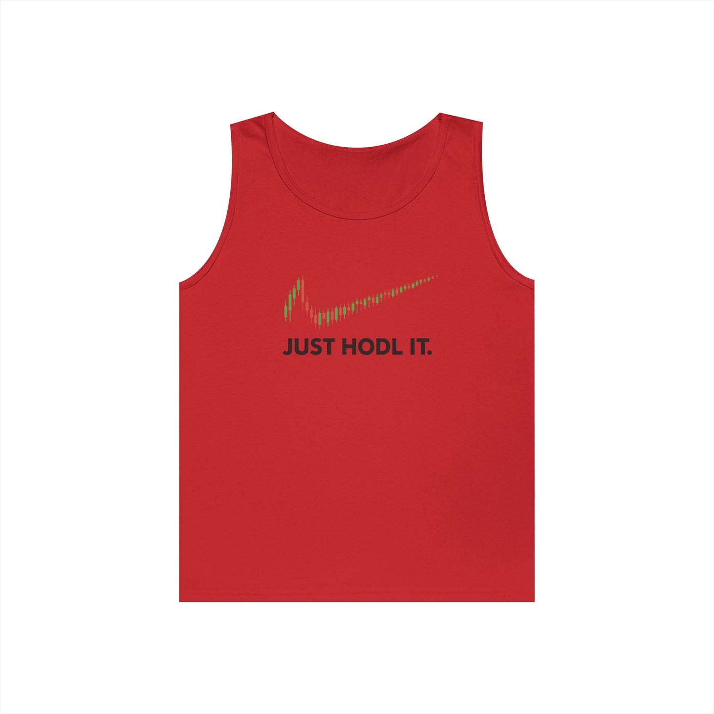Just HODL It Tank Top (front design) – Crypto Vault Shirt