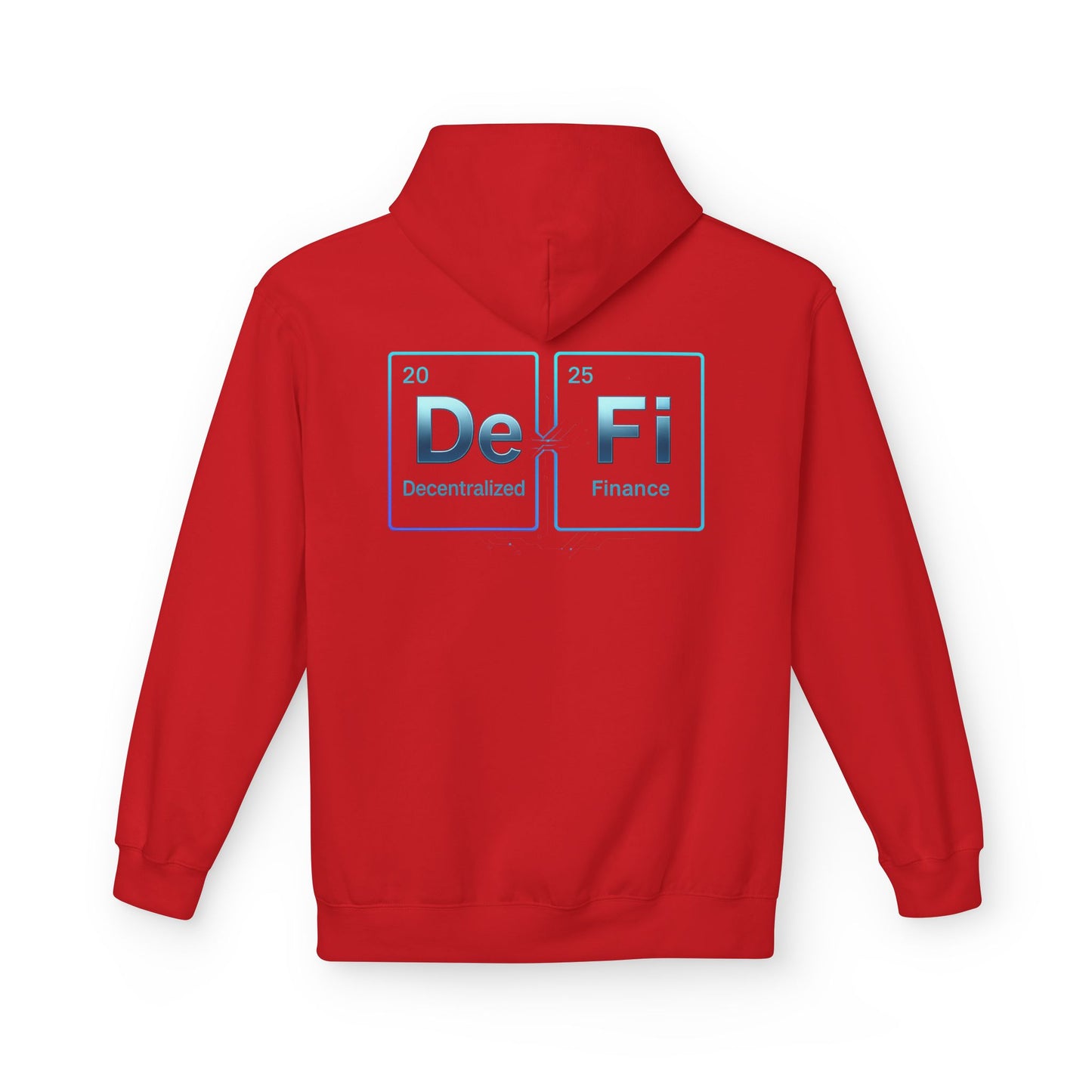 Decentralized Finance Hoodie (front logo + back design) – Crypto Vault Pullover