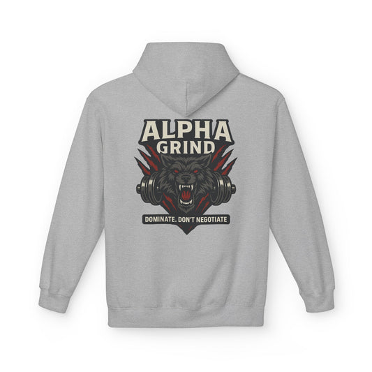 Dominate Midweight Softstyle Fleece Hoodie (front logo + back design) – Gym Apparel
