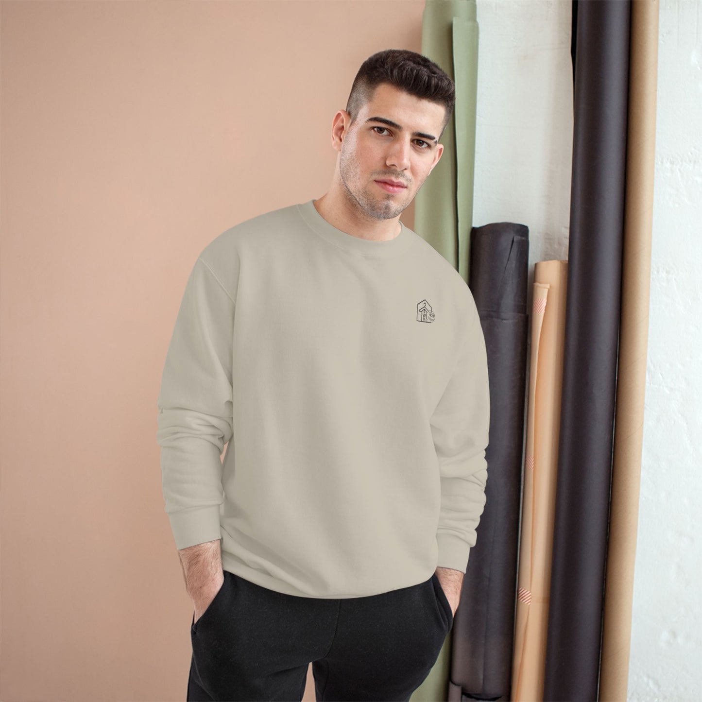 Meme Culture Signature Crewneck (front logo) – Premium Champion Fleece