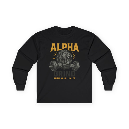 Push Your Limits Long Sleeve (front design) – Gym Apparel