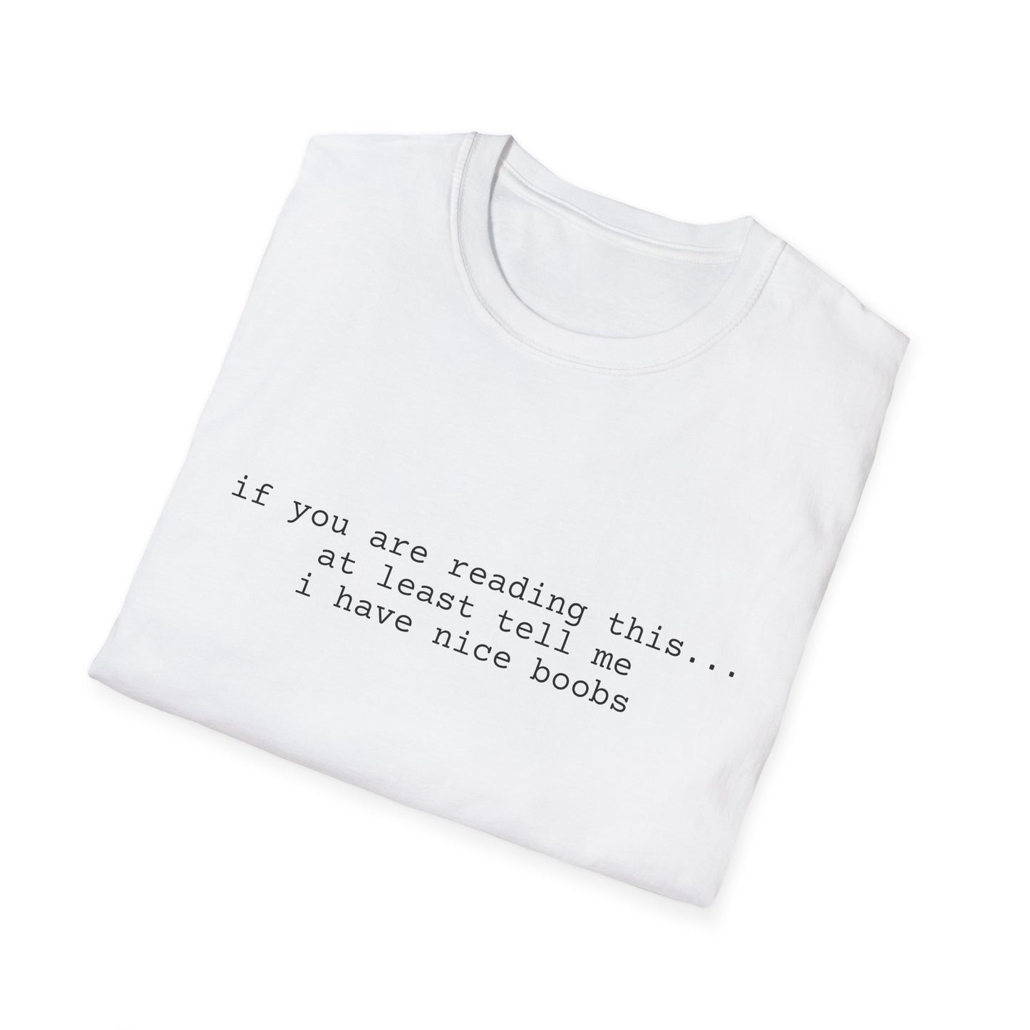 Nice boobs T-Shirt (front design) - Meme Apparel