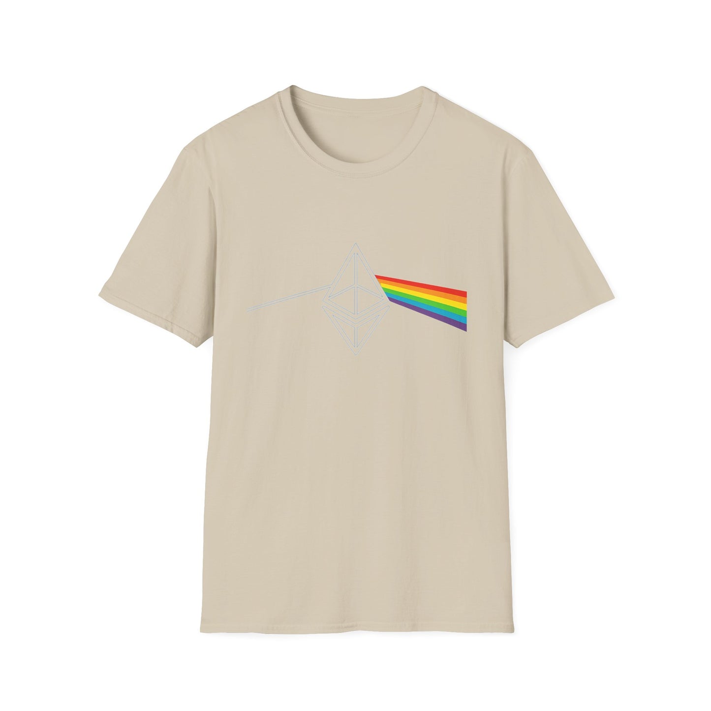 Ethereum Dark Side of the Moon Tee (front design) – Crypto Vault Shirt