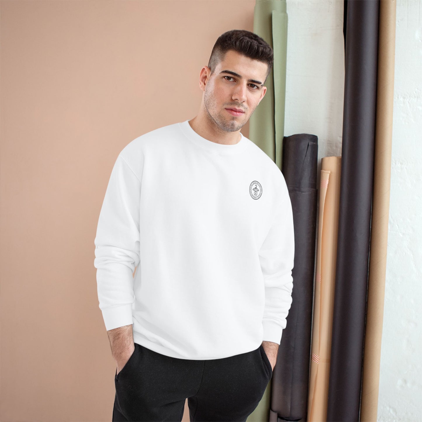 Crypto Vault Signature Crewneck (front logo) – Premium Champion Fleece