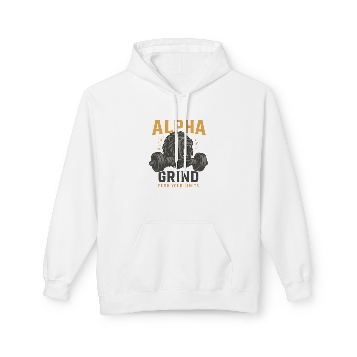 Push Your Limits Midweight Softstyle Fleece Hoodie (front design) – Gym Apparel