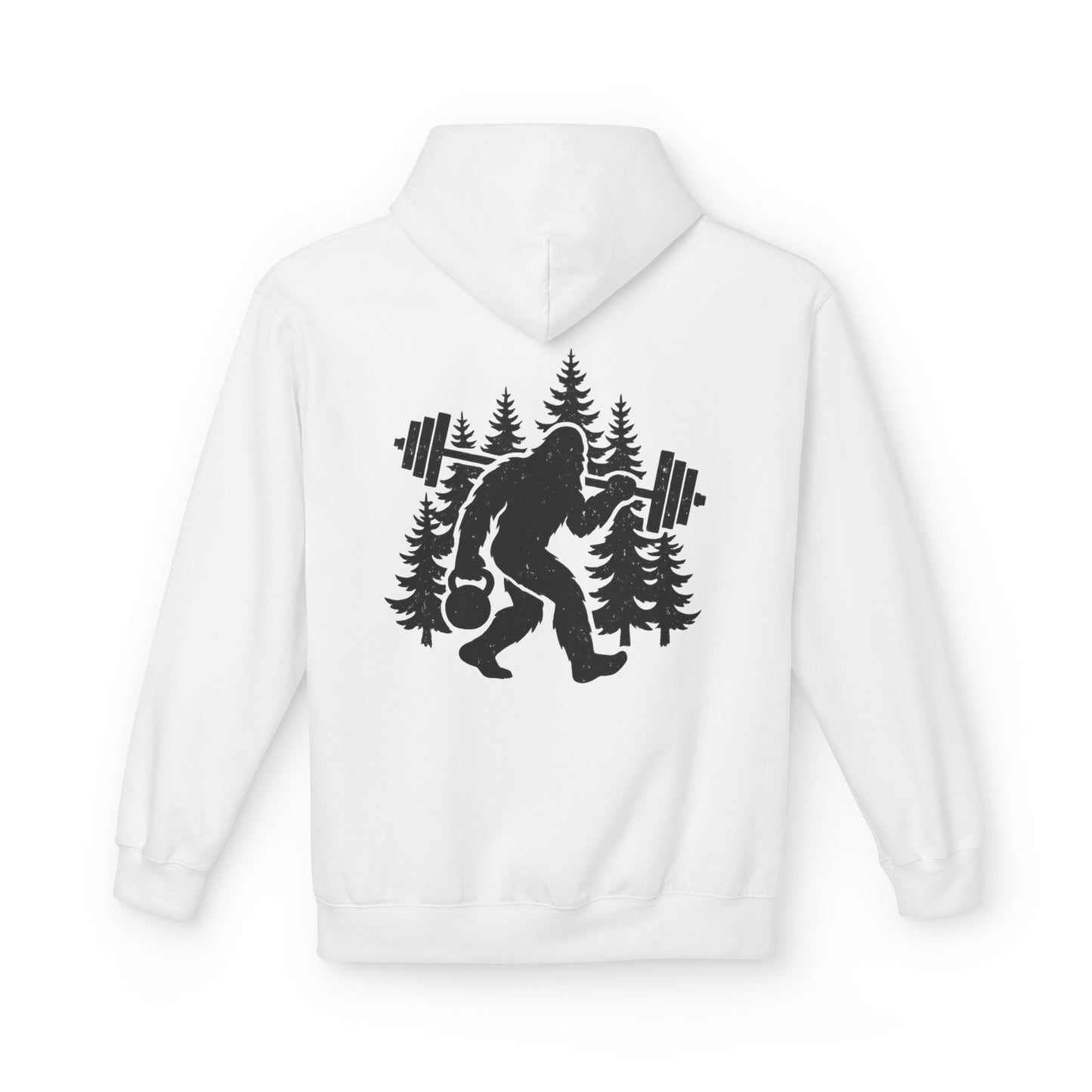 Bigfoot Gains Hoodie (front logo + back design) – Discipline Club Pullover