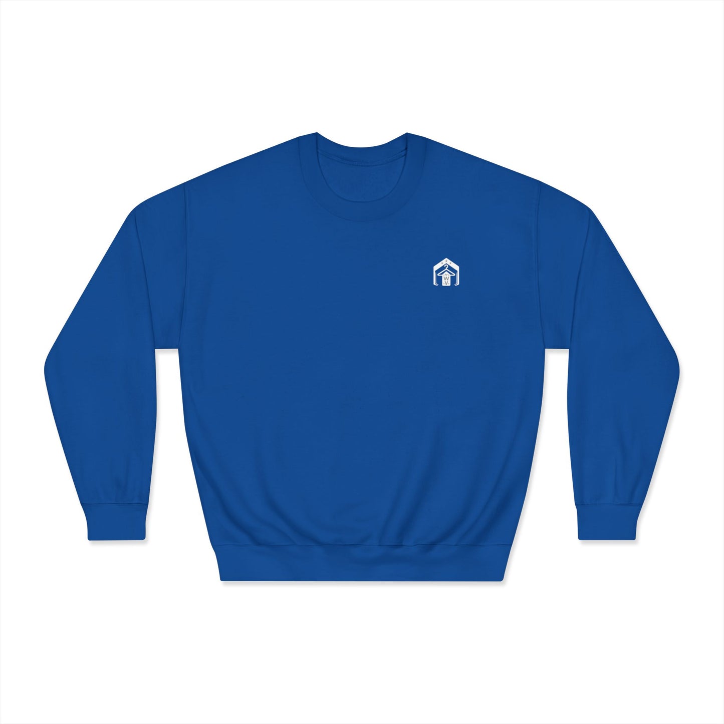 American Flag Crewneck Sweatshirt (front logo + back design) – American Pride Pullover
