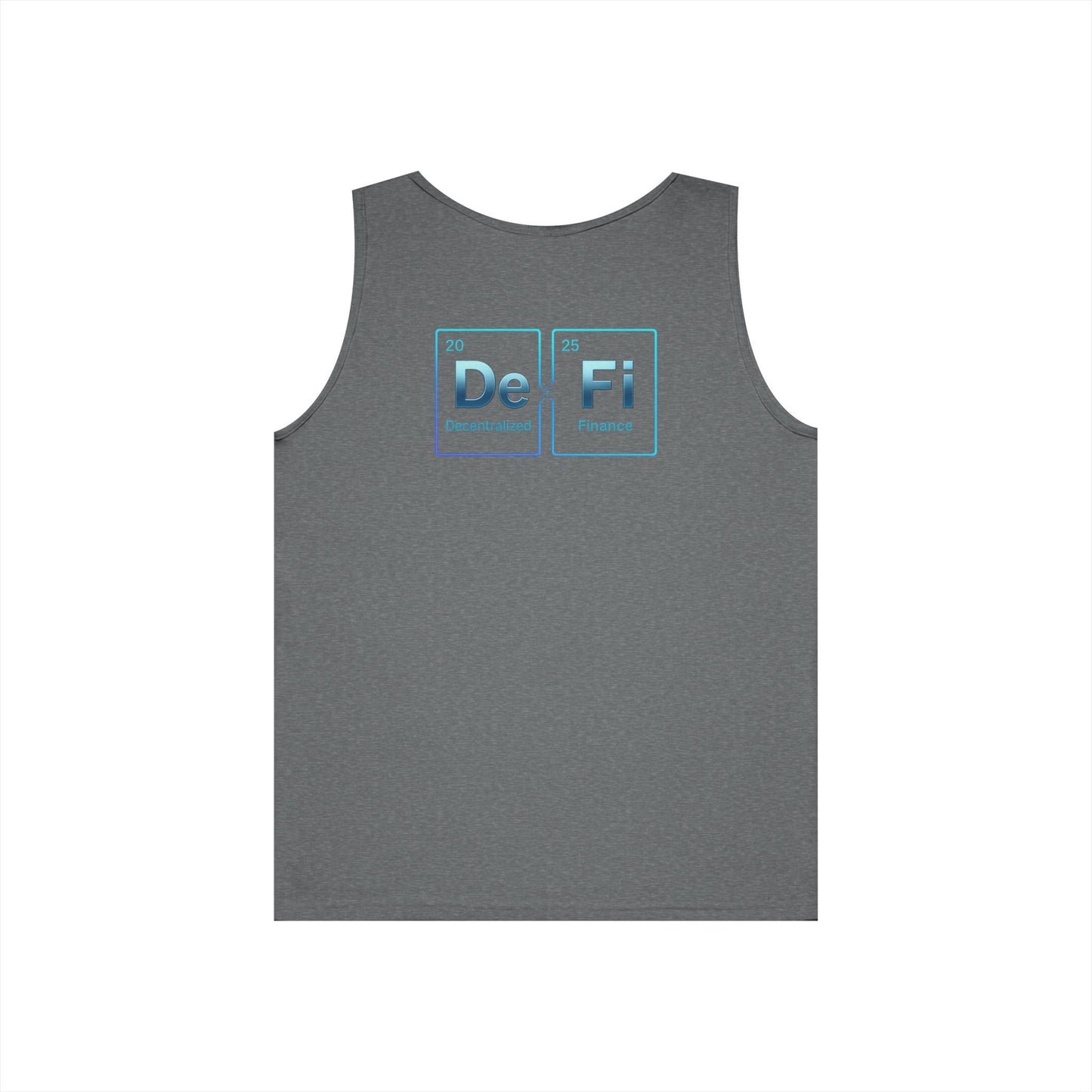 Decentralized Finance Tank Top (front logo + back design) – Crypto Vault Shirt