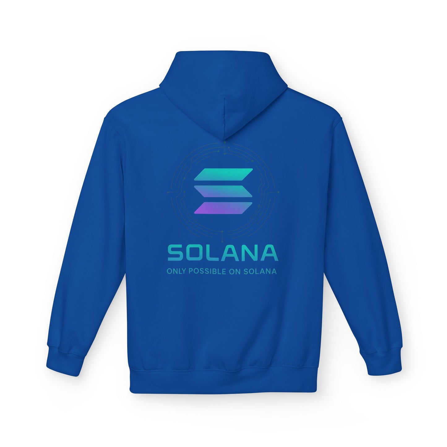 Only Possible on Solana Hoodie (front logo + back design) – Crypto Vault Pullover