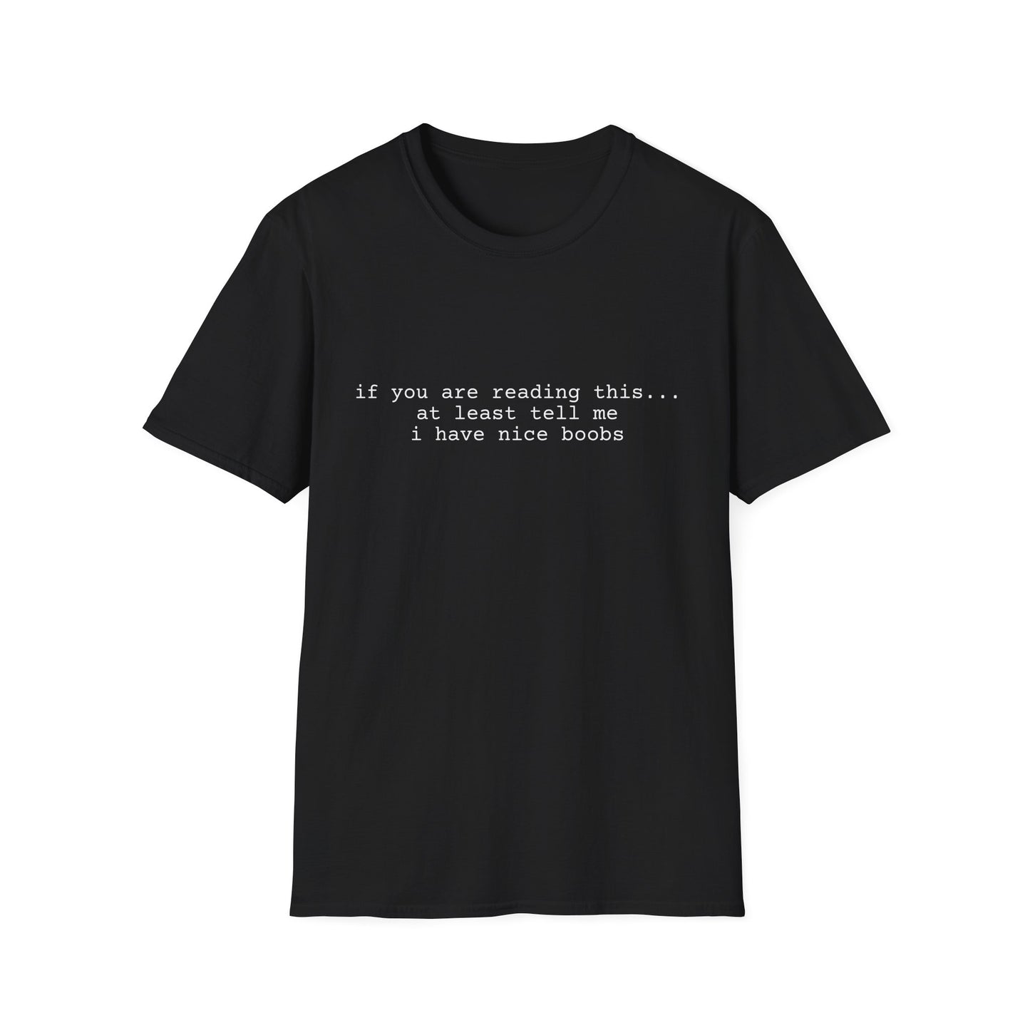 Nice boobs T-Shirt (front design) - Meme Apparel