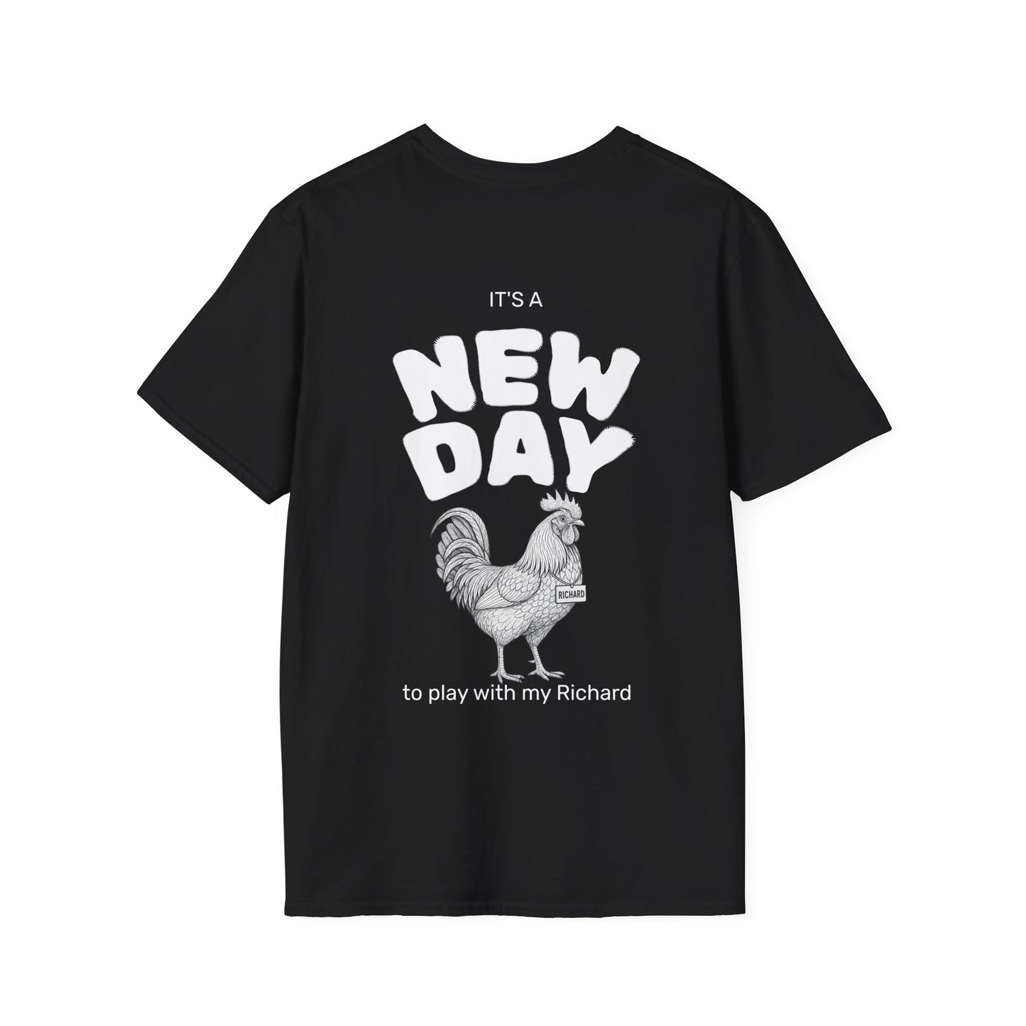 Richard T-Shirt (front logo and back design) - Meme Apparel