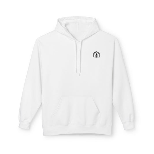 Wearhouse Vibes American Pride Logo Hoodie (front logo) – Classic Fleece Pullover