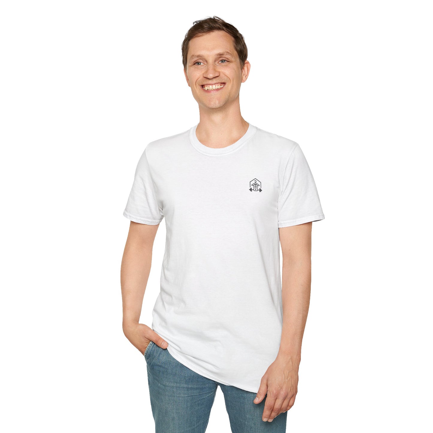 Train, Train, Train T-Shirt (front logo + back design) – Gym Apparel